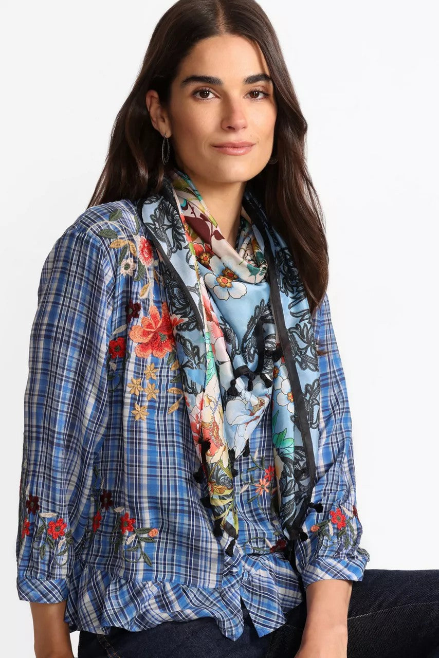 Johnny Was Women LEWISIA SILK SCARF