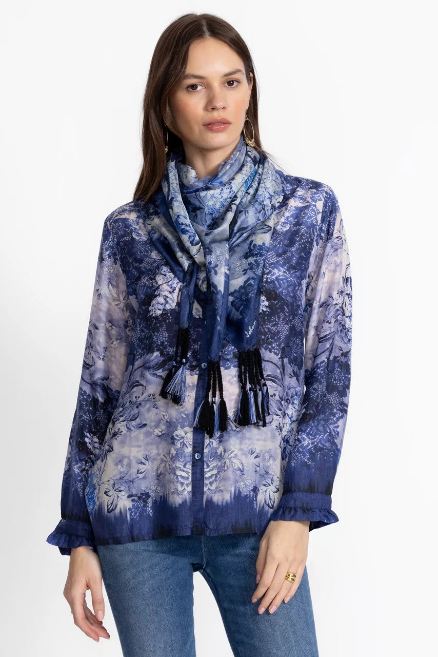 Johnny Was Women SILK SCARF
