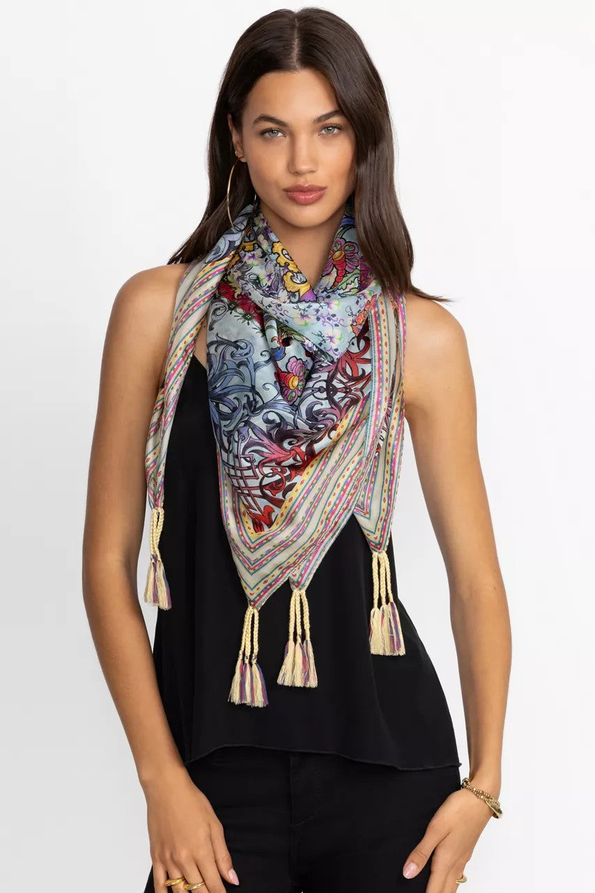 Johnny Was Women AKAI SILK SCARF