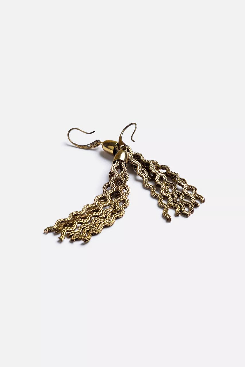Johnny Was Women RIC RAC TRIPLE STRAND DROP EARRINGS