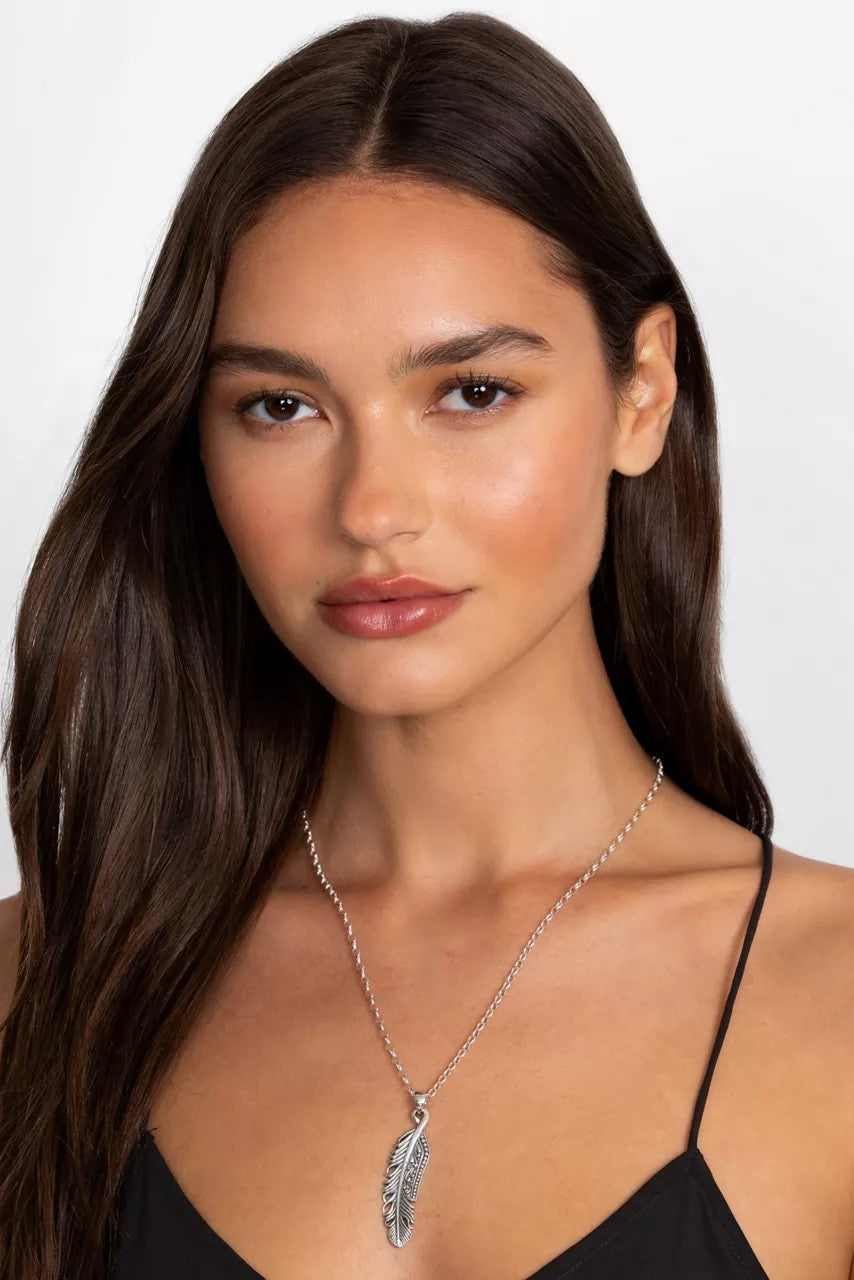 Johnny Was Women VIRTUOUS FEATHER NECKLACE