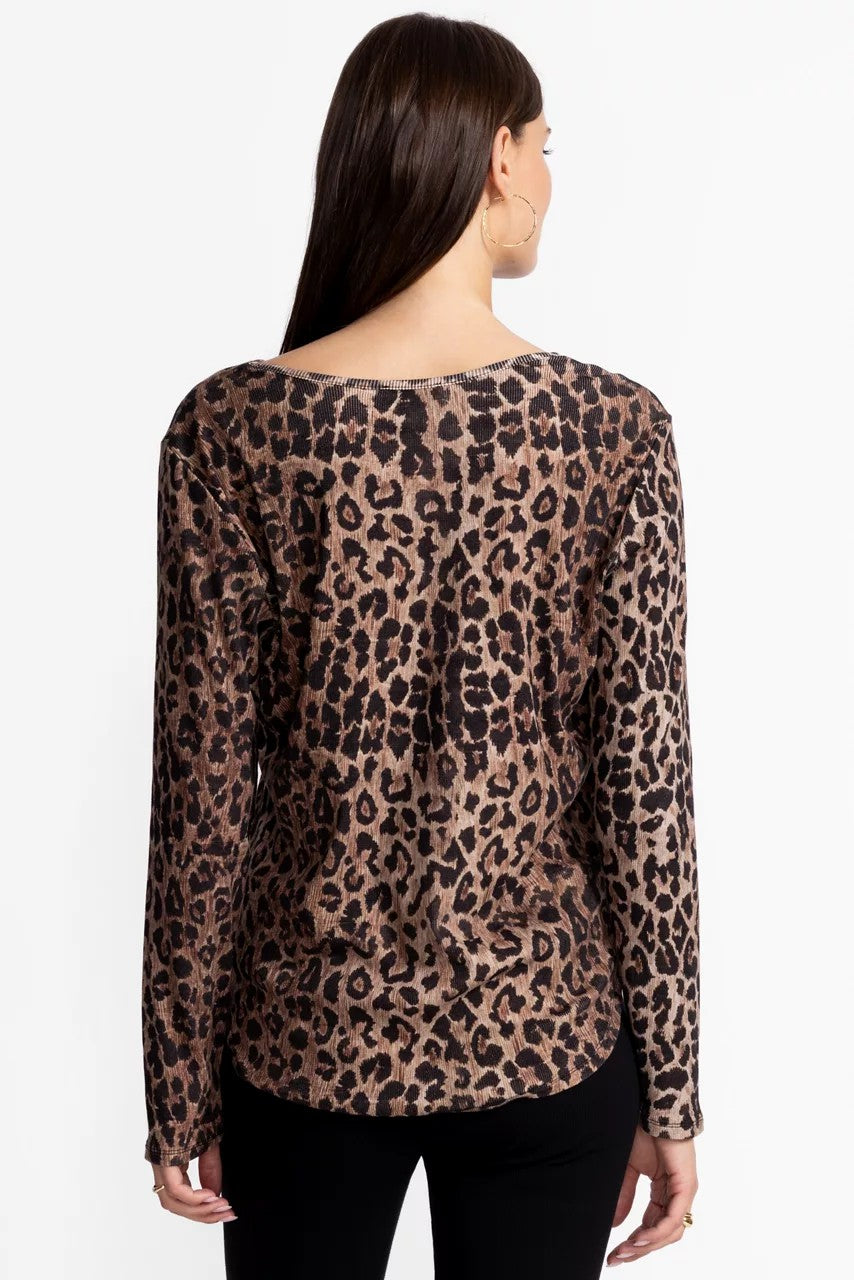 Johnny Was Women BEE ACTIVE RIBBED LONG SLEEVE TEE