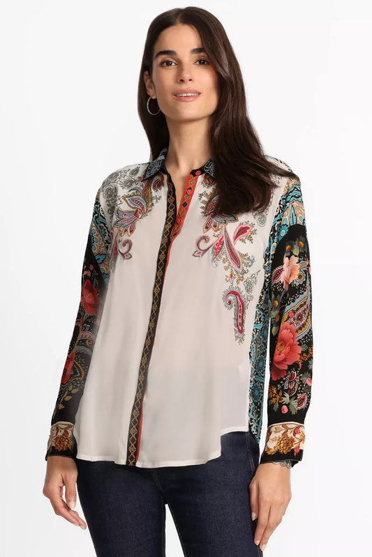 Johnny Was Women CACHEMIRE SHIRT