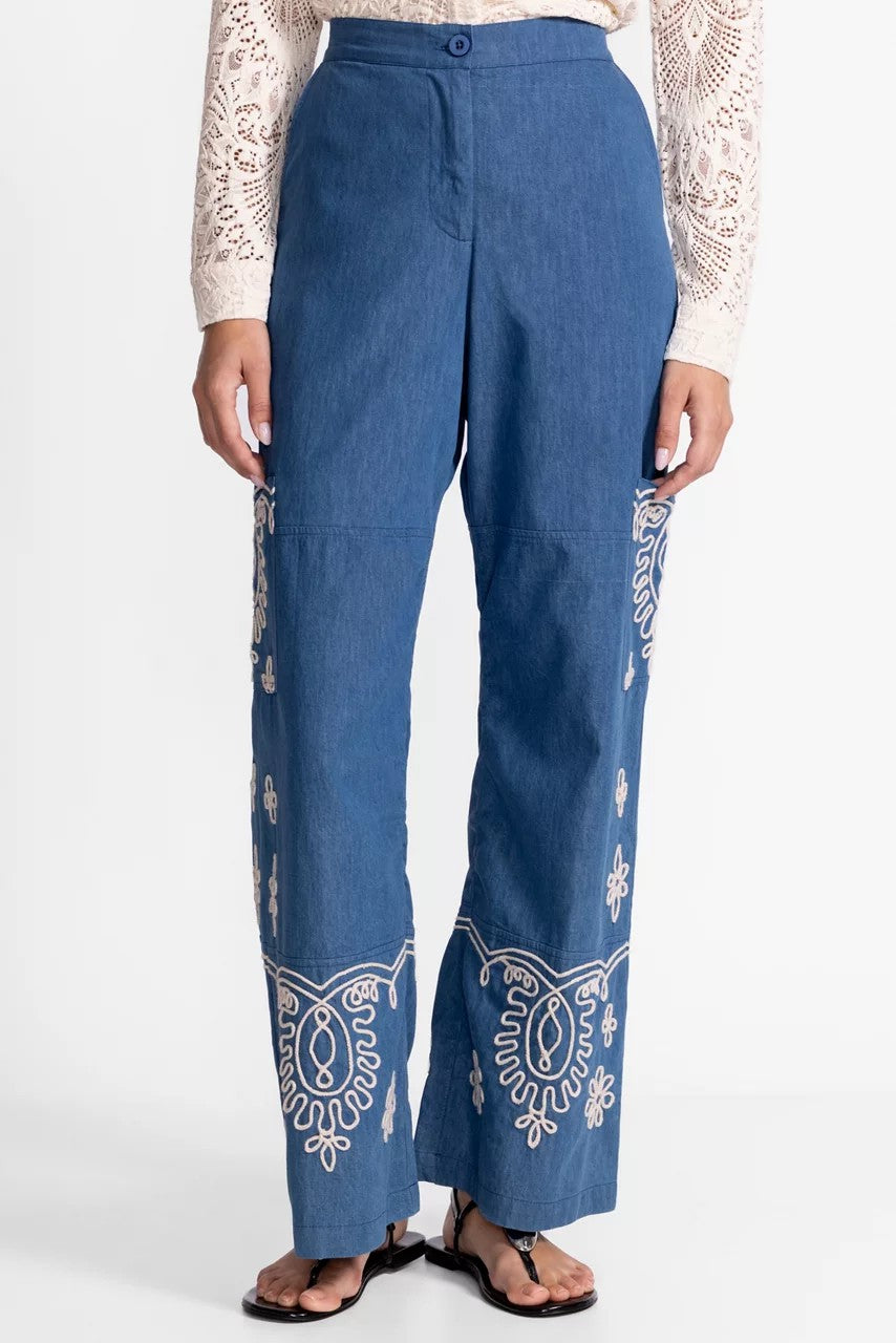 Johnny Was Women SOUTACHE CARGO PANT
