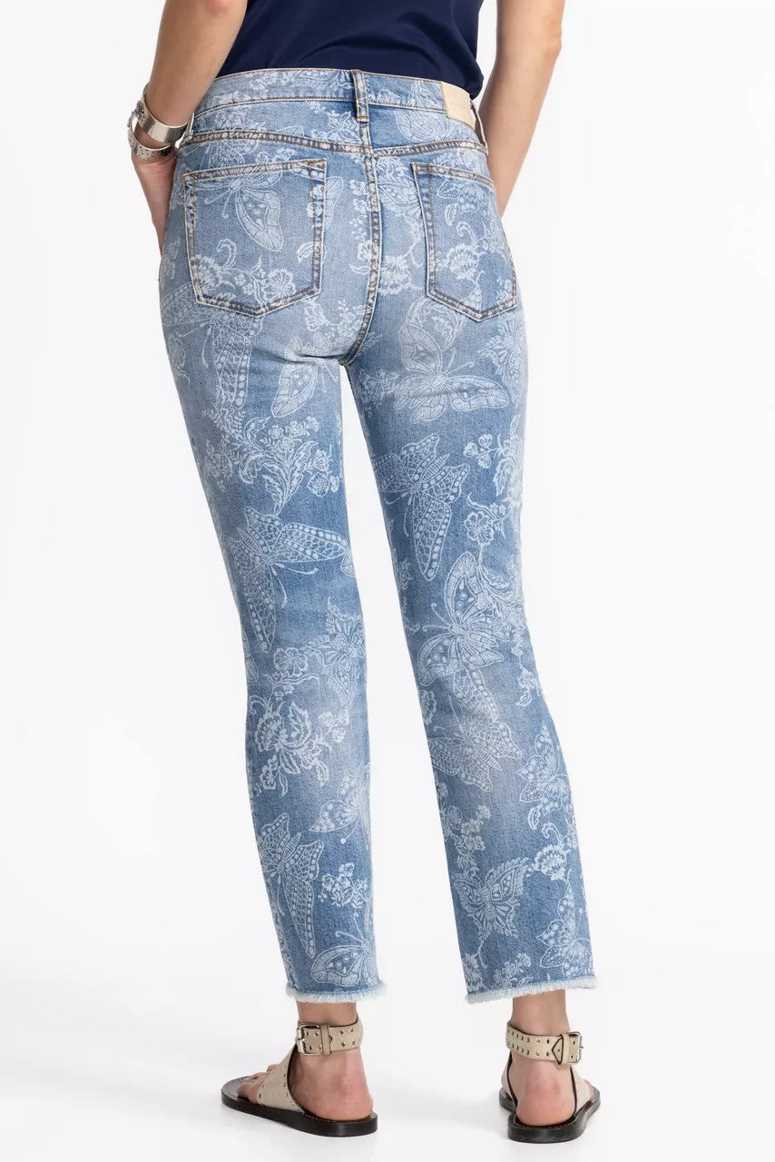 Johnny Was Women THE CROPPED BABY BOOT JEAN