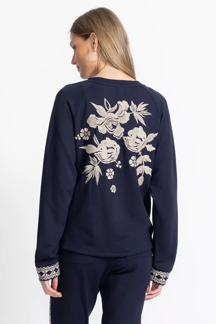 Johnny Was Women BEE ACTIVE RAGLAN SLEEVE PULLOVER