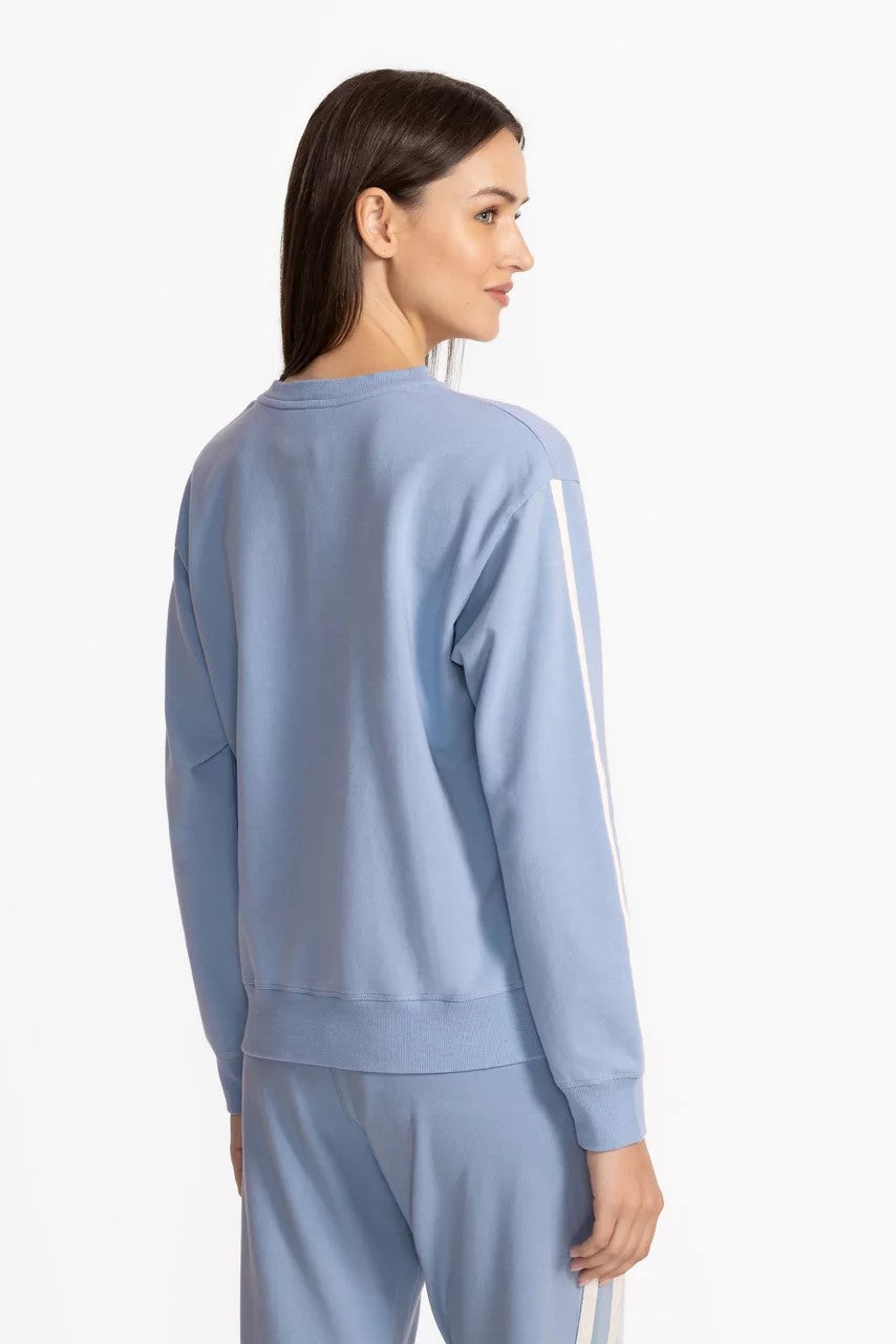 Johnny Was Women BEE ACTIVE CREW NECK PULLOVER WITH STRIP
