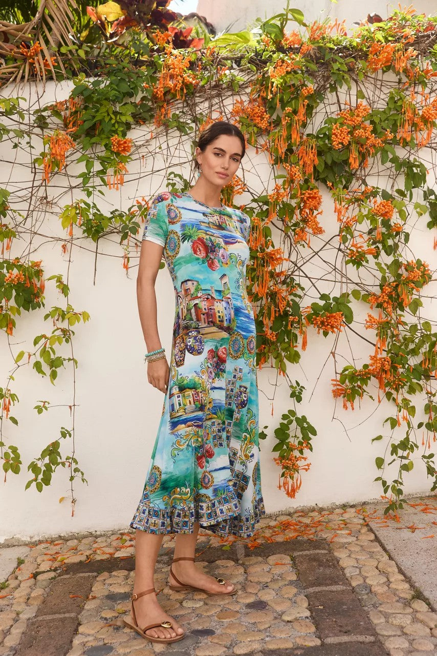 Johnny Was Women THE JANIE FAVORITE ASYMMETRIC HEM SHORT DRESS