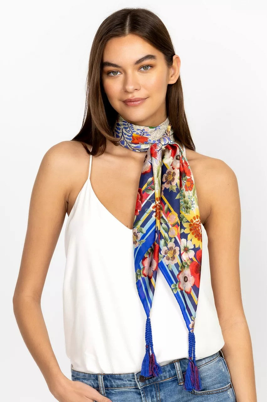 Johnny Was Women Wild Flower Scarf