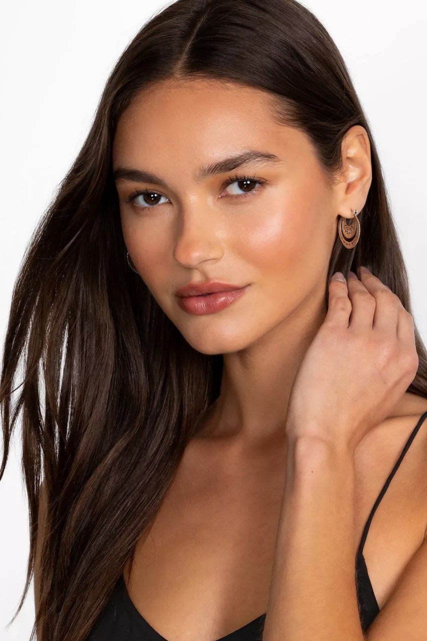 Johnny Was Women AMAZING CURVE HOOP EARRINGS