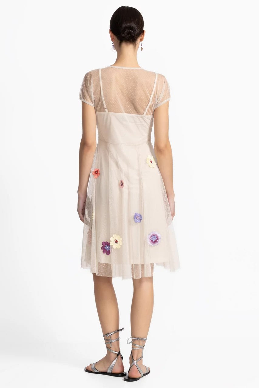 Johnny Was Women MARSHA DOT MESH DRESS