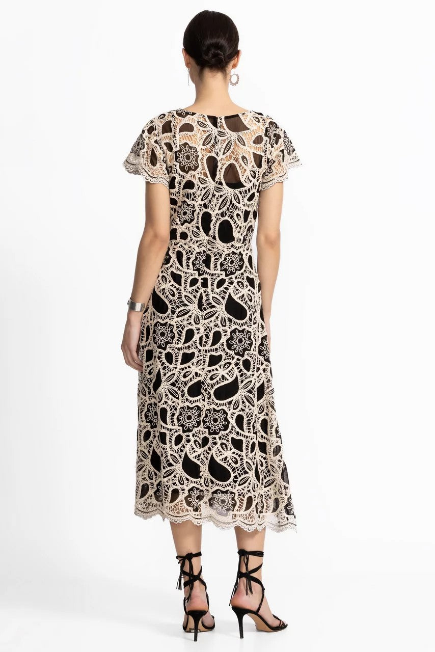 Johnny Was Women ADALINE SCALLOPED DRESS