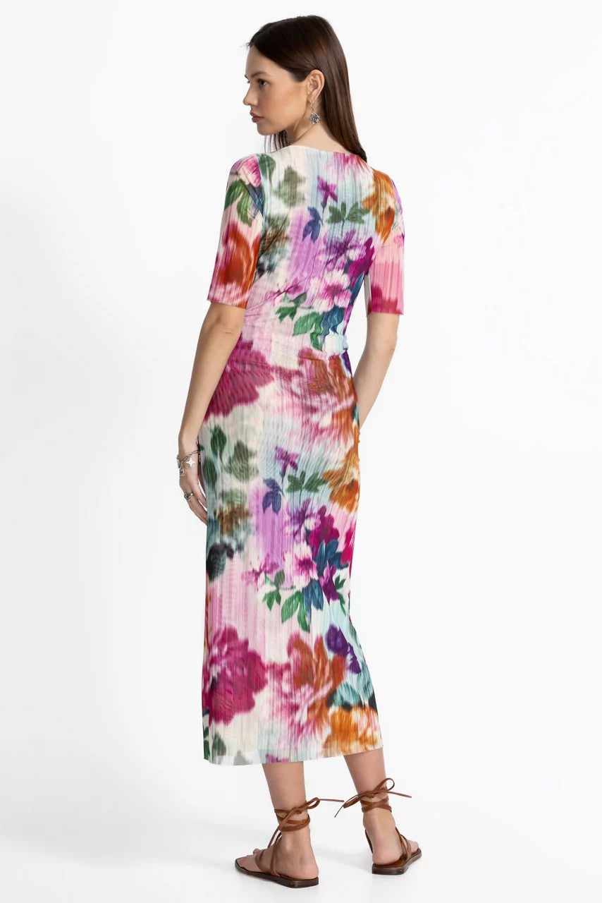 Johnny Was Women ASTRID MESH MIDI DRESS