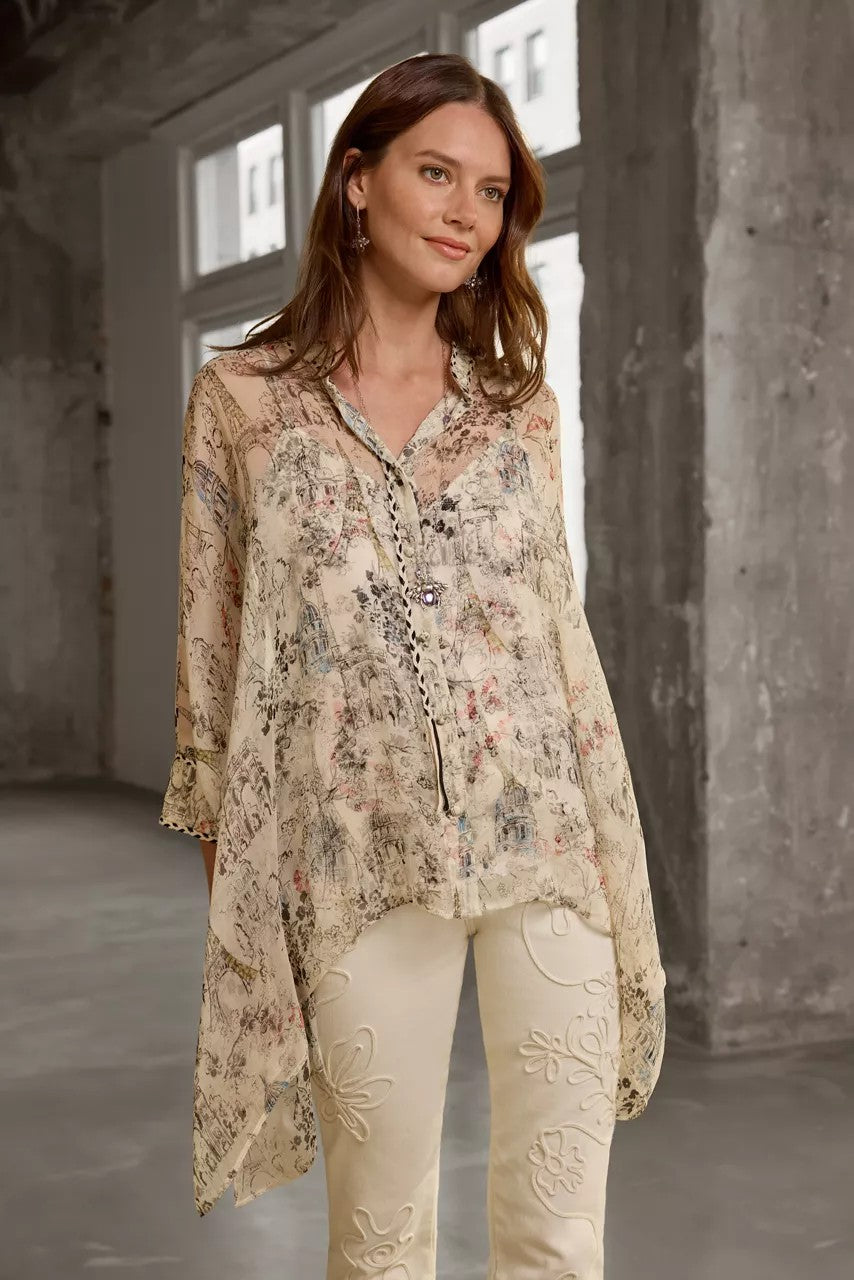 Johnny Was Women KATIA OVERSIZED BLOUSE