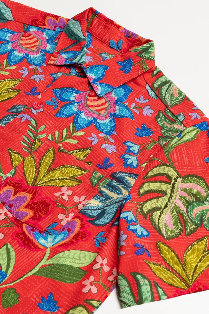 Johnny Was Women RUMBA MEN'S COVERUP SHIRT