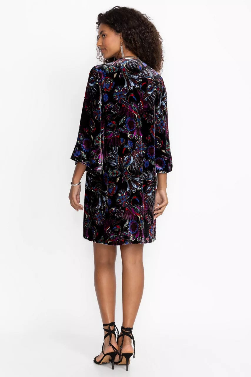 Johnny Was Women TIE FRONT KIMONO DRESS