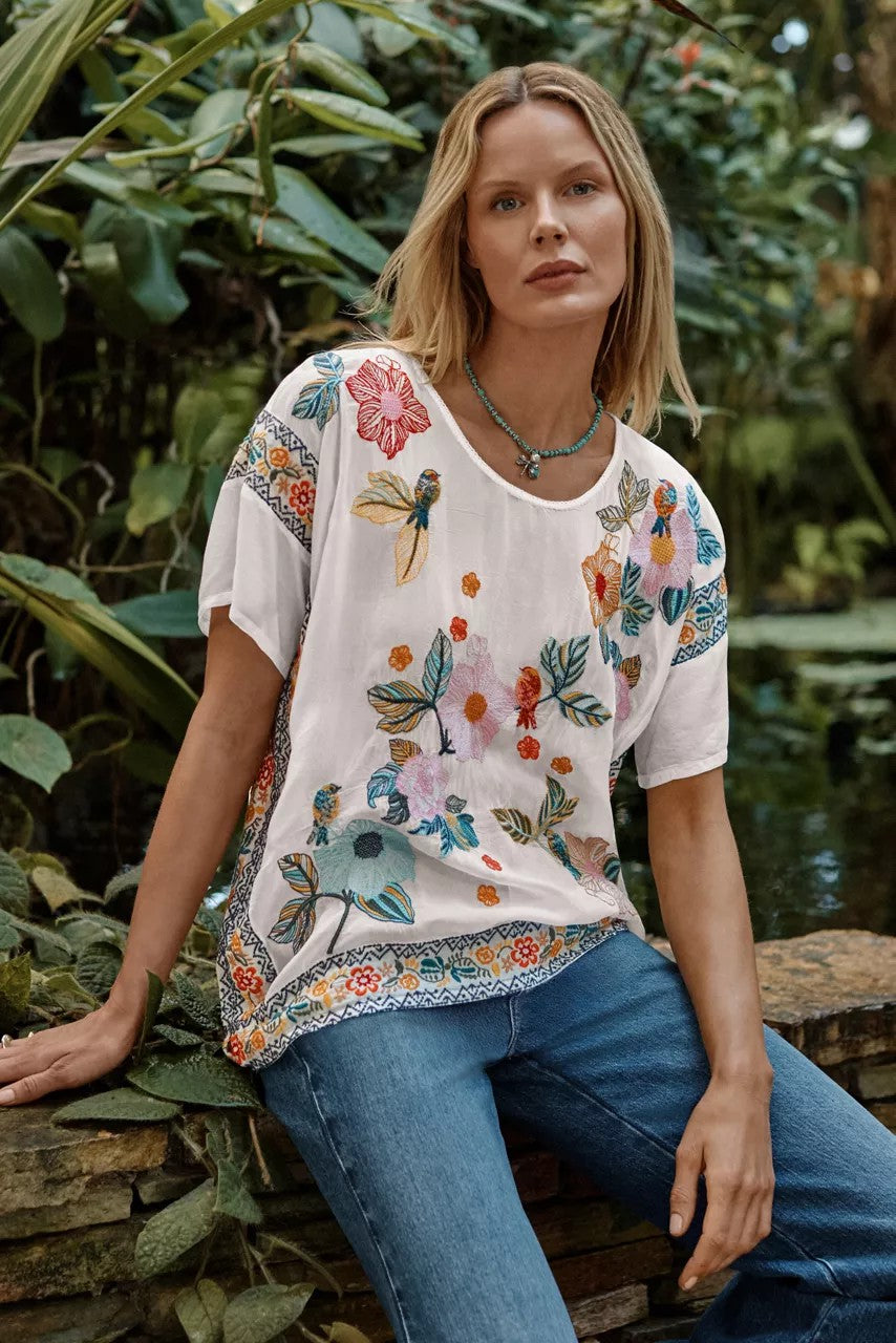 Johnny Was Women MARIAFE BLOUSE