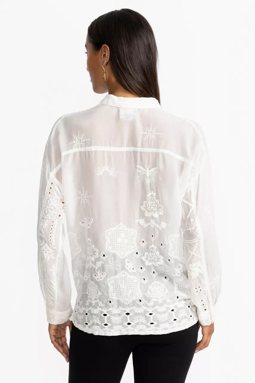 Johnny Was Women SLIM AUDREY BUTTON DOWN
