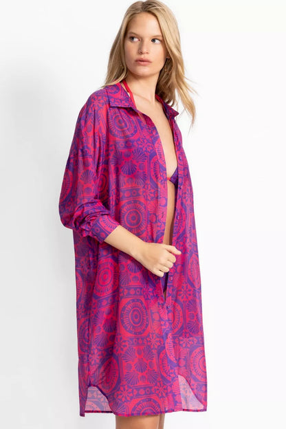 Johnny Was Women MARYSOL LONG SHIRT DRESS