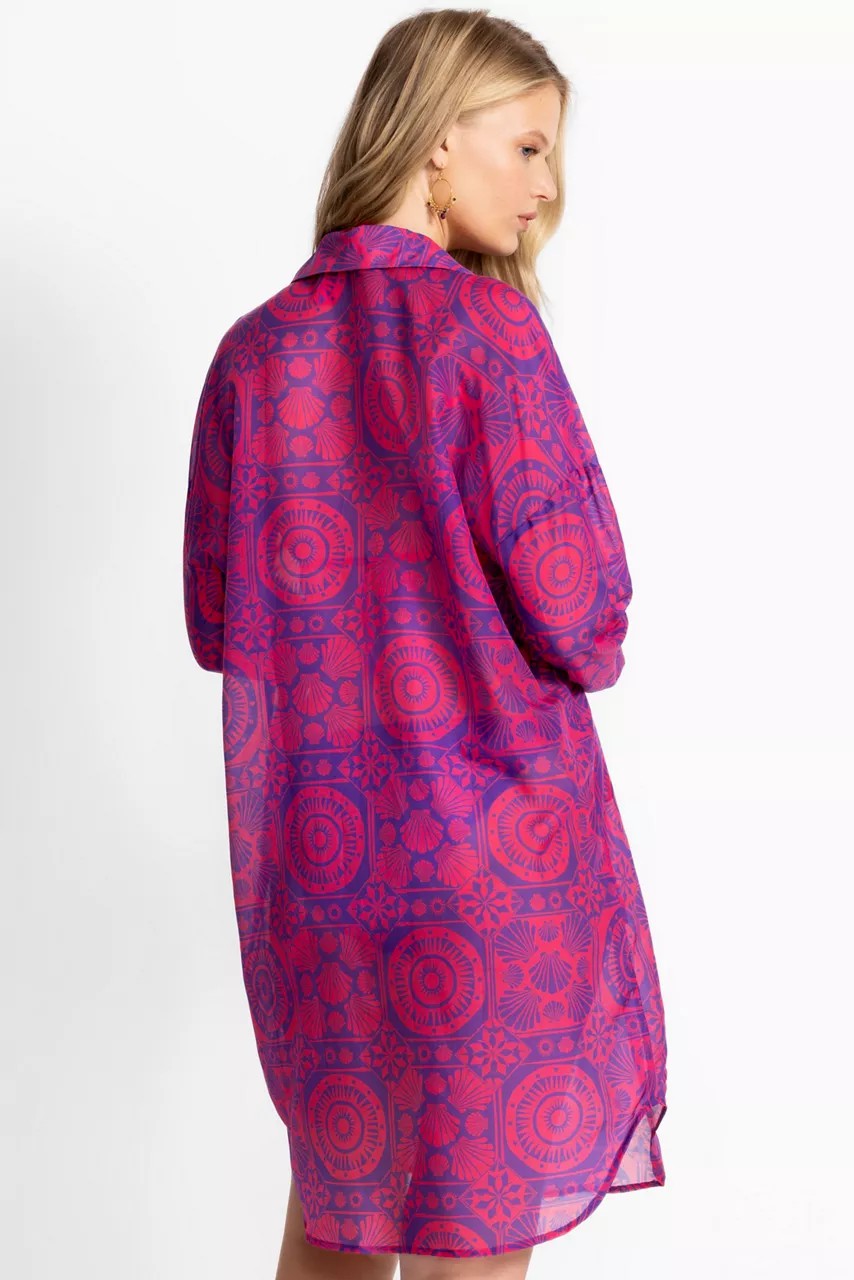 Johnny Was Women MARYSOL LONG SHIRT DRESS