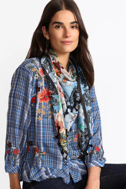 Johnny Was Women LEWISIA SILK SCARF