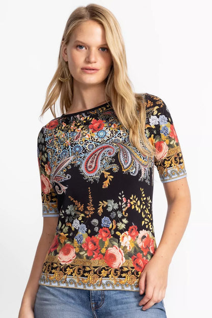 Johnny Was Women THE JANIE FAVORITE BOAT NECK TEE