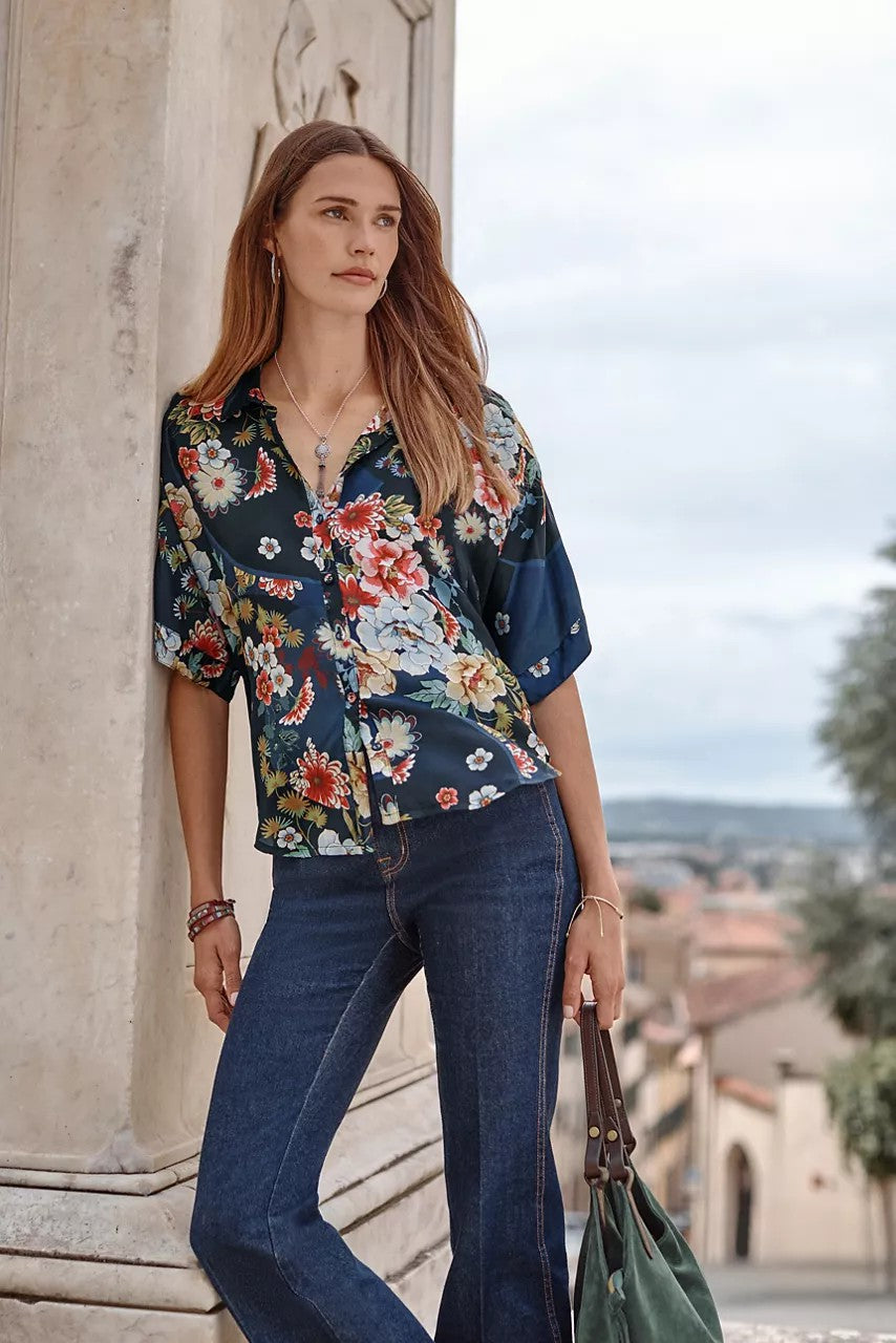 Johnny Was Women THE AUDREY SHORT SLEEVE SHIRT