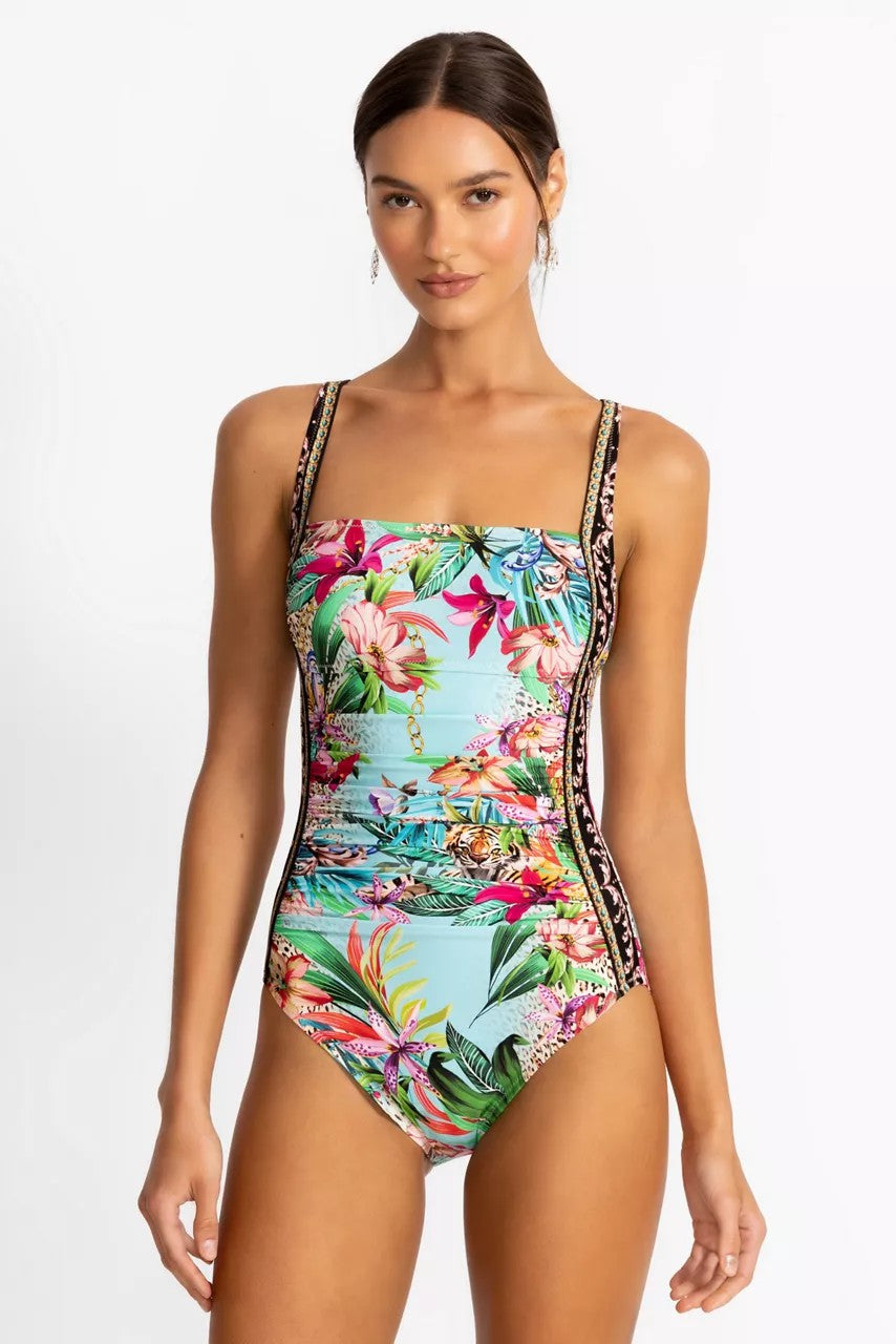 Johnny Was Women MARILYN RUCHED ONE PIECE
