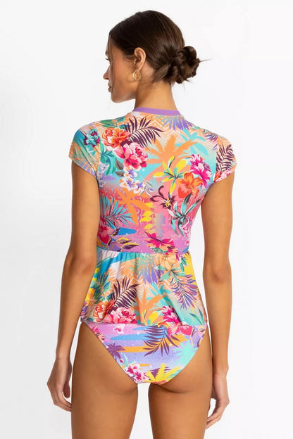 Johnny Was Women ZERU WRAP TANKINI TOP