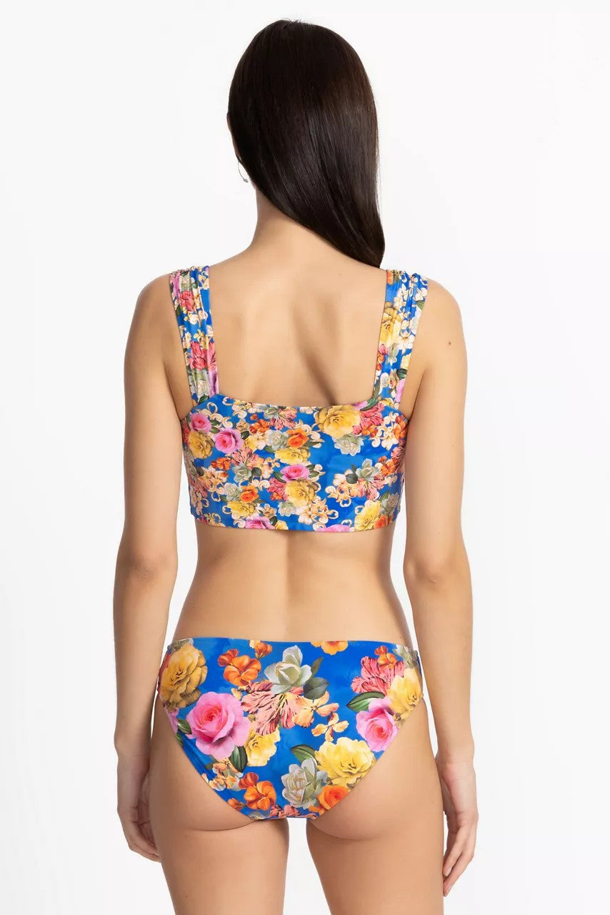 Johnny Was Women PAULINE RUCHED CROP BIKINI TOP