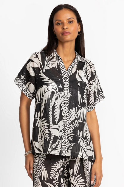 Johnny Was Women PALMAS CAMP SHIRT