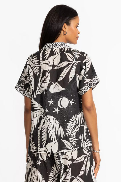 Johnny Was Women PALMAS CAMP SHIRT