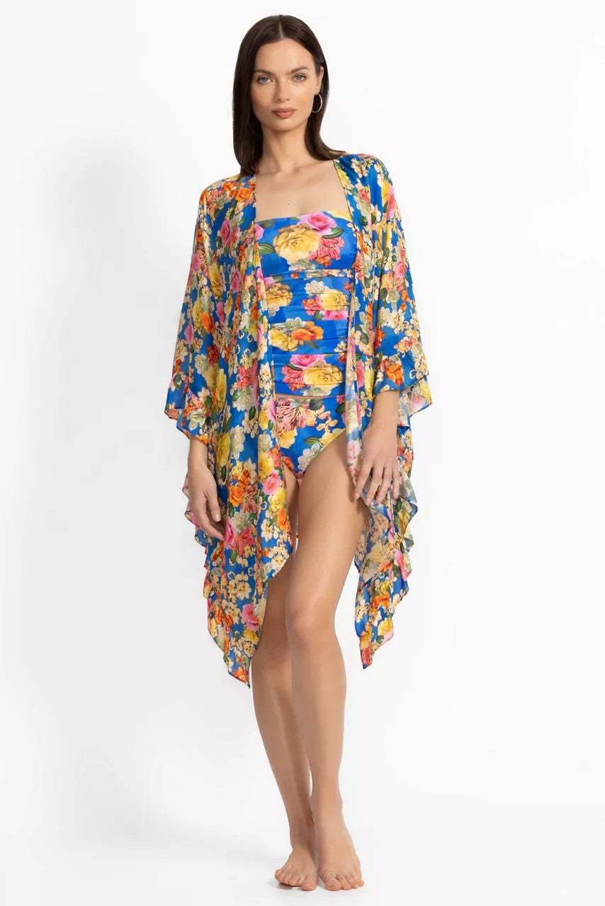 Johnny Was Women PAULINE SHORT RUFFLE KIMONO
