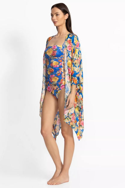 Johnny Was Women PAULINE SHORT RUFFLE KIMONO