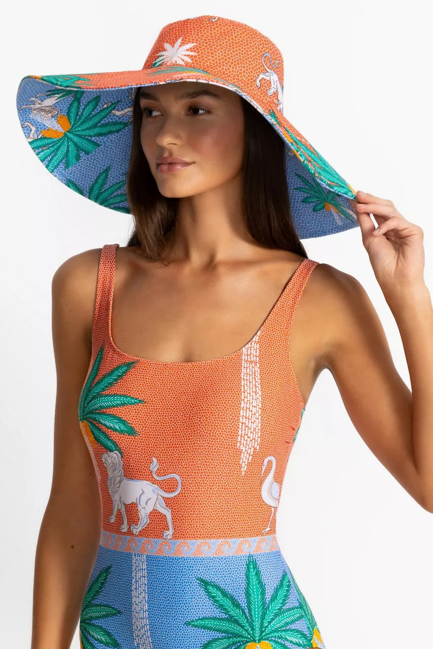 Johnny Was Women JW X PAOLITA REVERSIBLE BEACH HAT