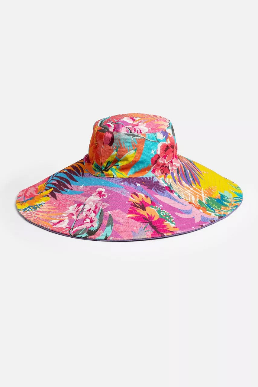 Johnny Was Women ZERU REVERSIBLE BEACH HAT