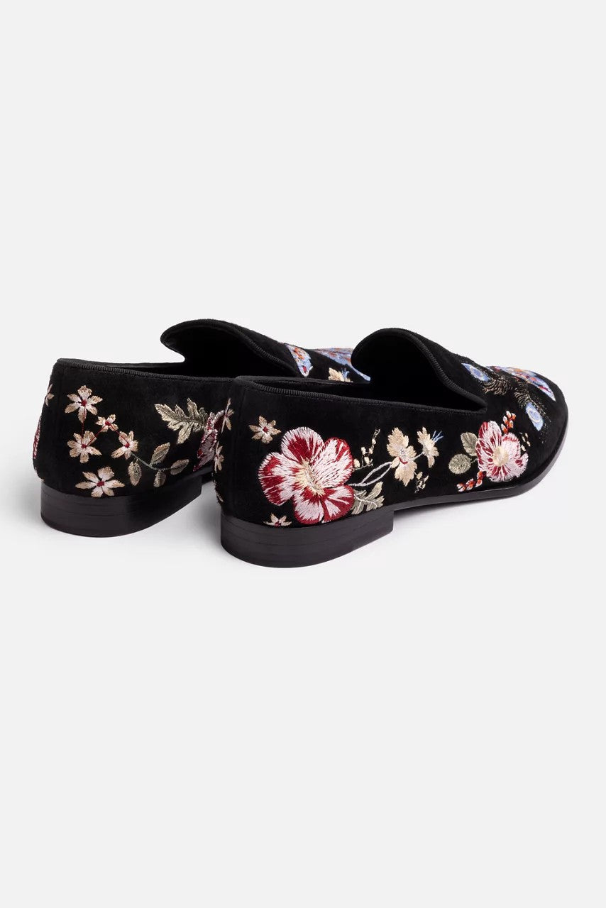 Johnny Was Women FLORRIE EMBROIDERED SMOKING LOAFER