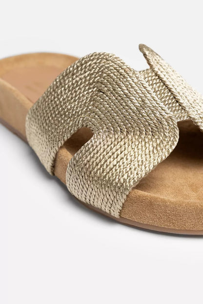 Johnny Was Women METALLIC ROPE SLIDE