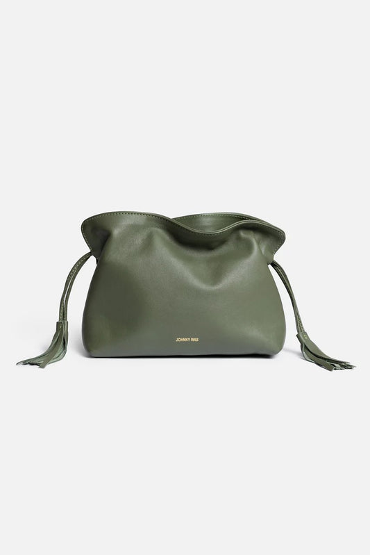 Johnny Was Women CINCH POUCH ITALIAN LEATHER CROSSBODY