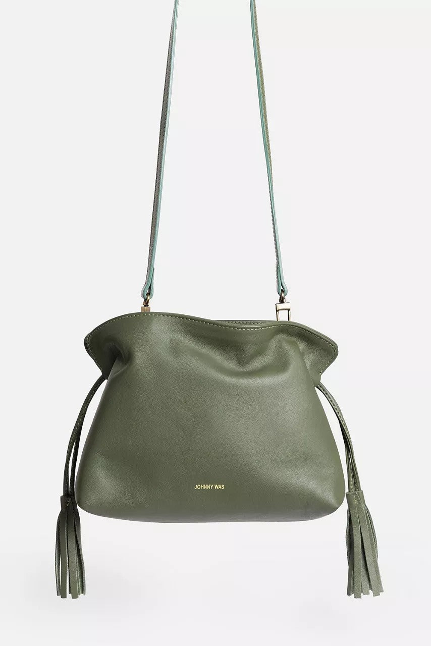Johnny Was Women CINCH POUCH ITALIAN LEATHER CROSSBODY