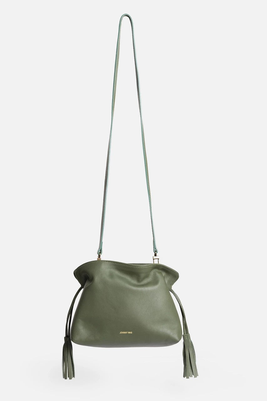Johnny Was Women CINCH POUCH ITALIAN LEATHER CROSSBODY