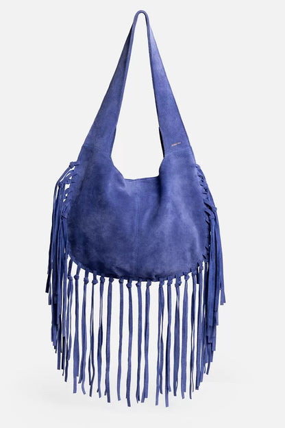 Johnny Was Women WESTERN ITALIAN SUEDE FRINGE BAG