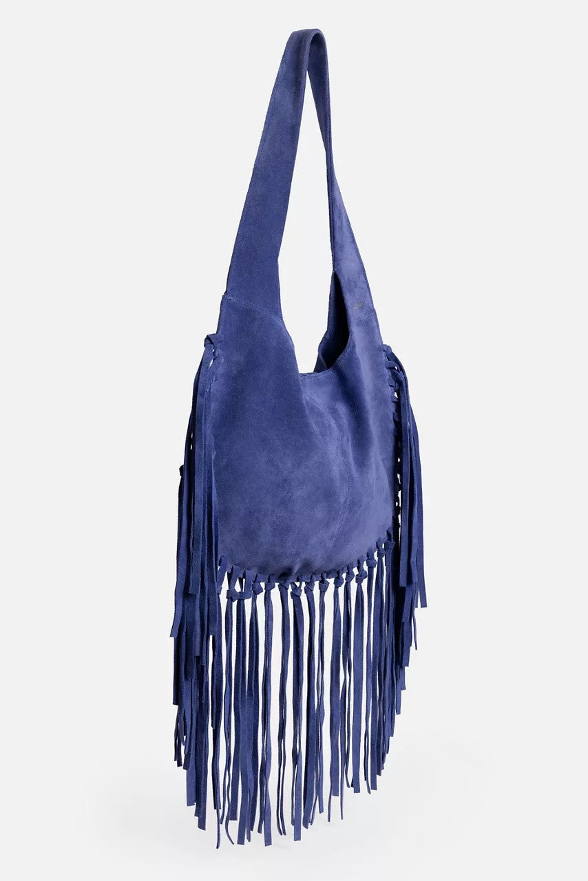 Johnny Was Women WESTERN ITALIAN SUEDE FRINGE BAG