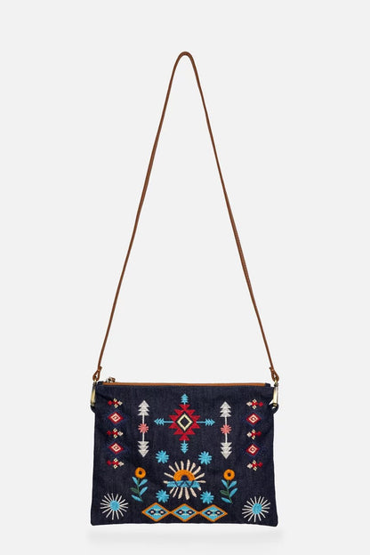 Johnny Was Women DENIM CROSSBODY BAG