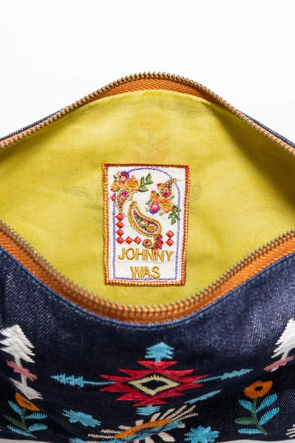 Johnny Was Women DENIM CROSSBODY BAG