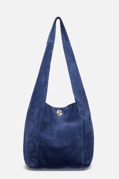 Johnny Was Women TASSEL CHAIN ITALIAN SUEDE HOBO BAG