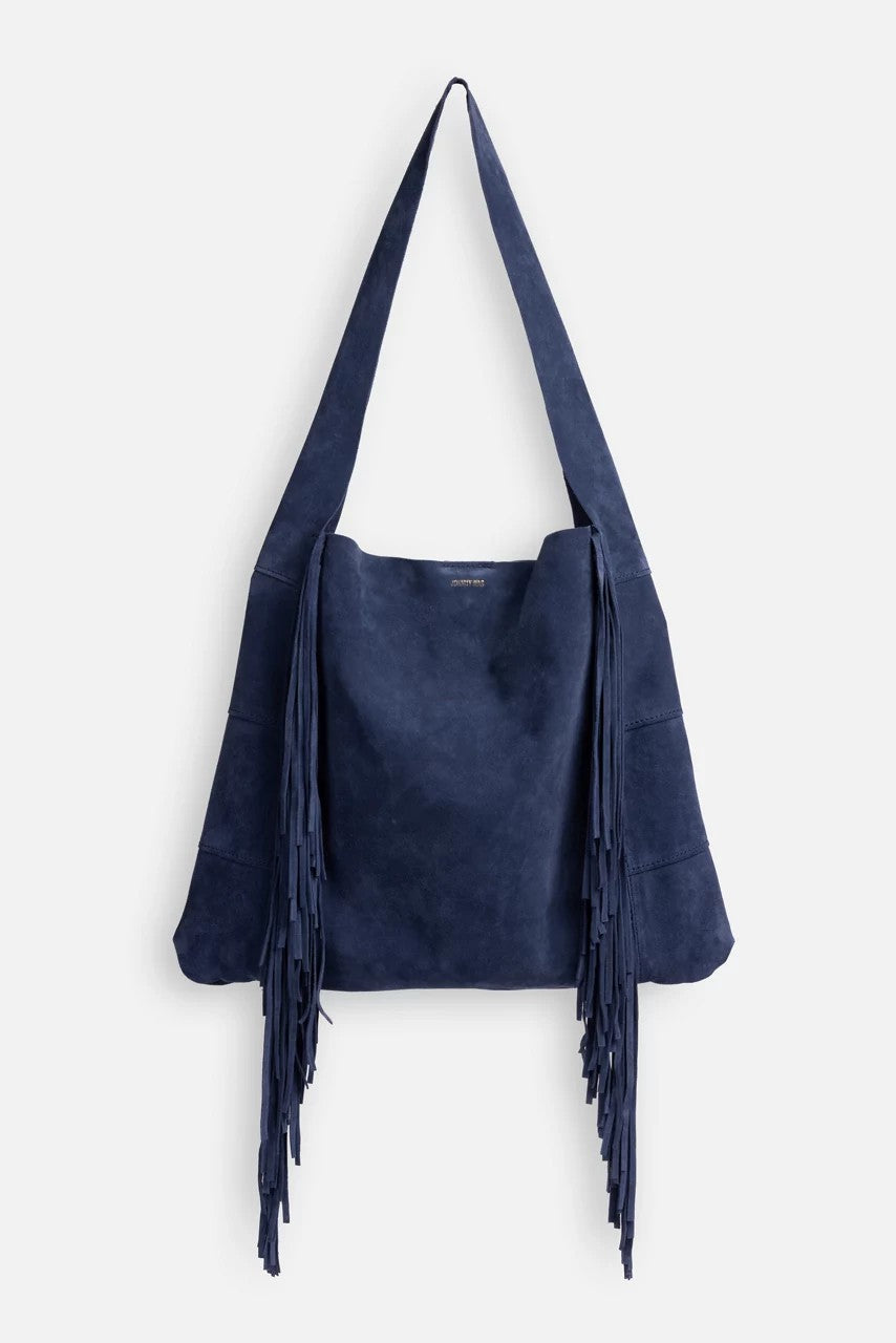 Johnny Was Women ITALIAN SUEDE FRINGE HOBO