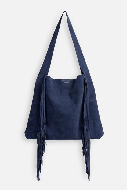 Johnny Was Women ITALIAN SUEDE FRINGE HOBO