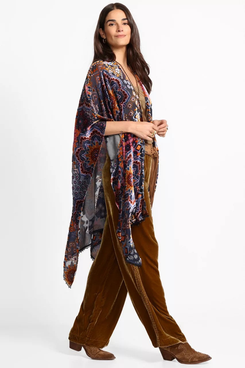 Johnny Was Women BURNOUT VELVET SHAWL