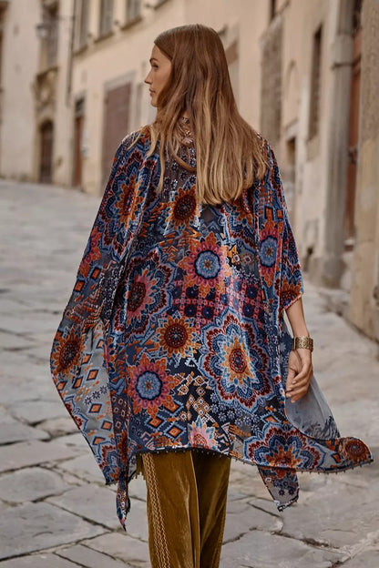Johnny Was Women BURNOUT VELVET SHAWL